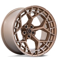 22" Fuel Wheels FC873ZR Charger Platinum Bronze 5-Lug Off-Road Rims