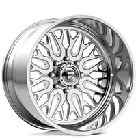 22" Fuel Wheels FF109 Grin Polished Monoblock Forged Off-Road Rims