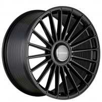 20" Staggered Varro Wheels VD48X Gloss Black Spin Forged Floating Cap Rims 