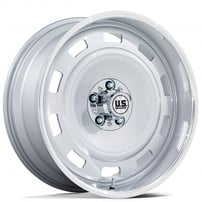 22" Staggered U.S. Mags Wheels Scottsdale UC143 Silver with Diamond Cut Lip Rims