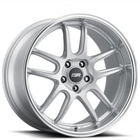 18" ESR Wheels AP8 Hyper Silver with Machined Lip Rotary Forged Rims