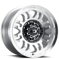 18" Vision Wheels 409 Inferno Machined Face with Milled Off-Road Rims