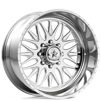 24" American Force Wheels H37 Locus Polished Monoblock Forged Off-Road Rims 