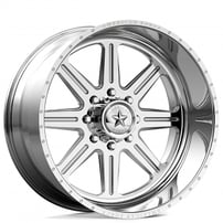 24" American Force Wheels G43 Legend Polished Monoblock Forged Off-Road Rims 
