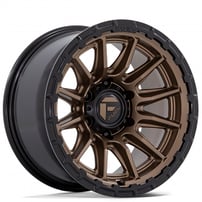 20" Fuel Wheels FC866ZB Piston Matte Bronze with Gloss Black Lip Off-Road Rims