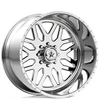 22" American Force Wheels B02 Trax Polished Monoblock Forged Off-Road Rims   