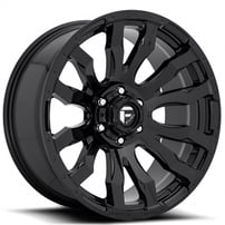 16" Fuel Wheels D675 Blitz Gloss Black Off-Road Rims 