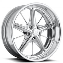 26" U.S. Mags Forged Wheels Satellite US399 Polished Vintage Forged 2-Piece Rims