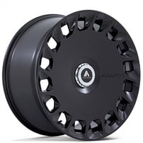 20" Staggered Asanti Wheels ABL-45 Aristocrat Matte Black Rims