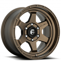18" Fuel Wheels D666 Shok Matte Bronze Off-Road Rims