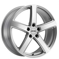 17" Petrol Wheels P2A Silver with Machined Cut Face Rims 