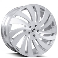 20" Forgiato Wheels Canale-M Silver Forged Rims