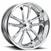 18" U.S. Mags Forged Wheels Invader 5 US448 Polished Vintage Forged 2-Piece Rims