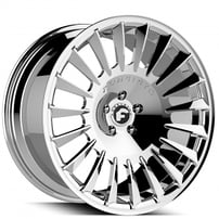 24" Forgiato Wheels Calibro-M Chrome Forged Rims