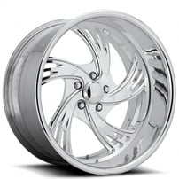 20" U.S. Mags Forged Wheels Outrage 5 US471 Polished Tuckin Series Rims