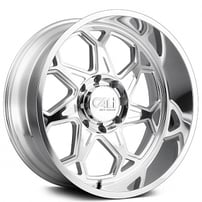 22" Cali Wheels 9111 Sevenfold Polished Off-Road Rims 