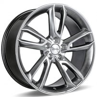 22x10" Ace Alloy C902 Scorpio Hyper Black with Machined Face Wheels (Blank, +15/45mm) 