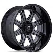 24" Fuel Wheels FC853AB Darkstar Matte Gunmetal with Black Lip Off-Road Rims