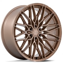 22" Niche Wheels NC278 Calabria 6 Platinum Bronze Rims