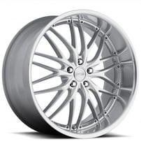 18" MRR Wheels GT1 Hyper Silver with Machined Lip Rims 