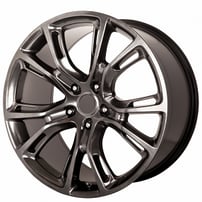 20" OE Creations Wheels PR137 Hyper Silver Dark Rims