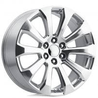 22" OE Creations Wheels PR204 Polished with Clear Coat Rims