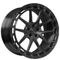 21" Lexani Forged Wheels LF-Euro Sport M-Silverstone Black Monoblock Forged Rims