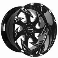 24" Lexani Off-Road Forged Wheels Insane Custom Gloss Black Milled Rims