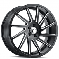 20" Kraze Wheels 181 Spinner Satin Black Milled Rims