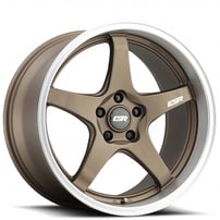19" ESR Wheels AP5 Matte Bronze with Machined Lip Rotary Forged Rims