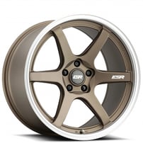 19" ESR Wheels AP6 Matte Bronze with Machined Lip Rotary Forged Rims