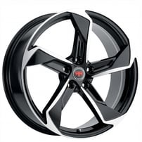20" Revolution Racing Wheels R20 Black Machined Rims
