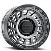 17" Raceline Wheels 957GB Halo Gunmetal with Black Ring Off-Road Rims