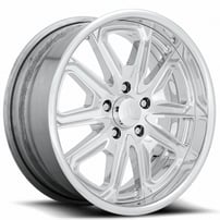 22" U.S. Mags Forged Wheels Mandalay US358 Polished Vintage Forged 2-Piece Rims