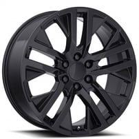24" GMC CarbonPro Wheels FR 96 Gloss Black OEM Replica Rims