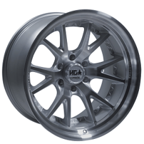 17" Luxxx HD Wheels LHD PRO1 Gloss Silver Machined Face with Machined Lip Off-Road Rims