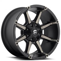 17" Fuel Wheels D556 Coupler Black Machined with Dark Tint Off-Road Rims 