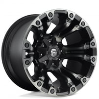 18" Fuel Wheels D851 Vapor Matte Black with Gray Tint Off-Road Rims