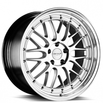 18" Versus Wheels VS243 Hyper Silver with Machined Lip Rims