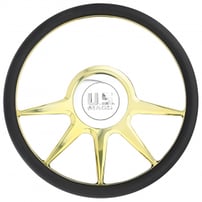 U.S. Mags Custom Steering Wheel Nimitz Half-Cut Light Gold