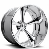 19" U.S. Mags Forged Wheels Montana Concave US838 Polished Vintage Forged 2-Piece Rims