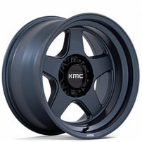 17" KMC Wheels KM728 Lobo Metallic Blue Off-Road Rims