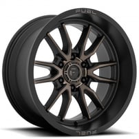 24" Fuel Wheels D762 Clash 6 Matte Black with Dark Tint Off-Road Rims