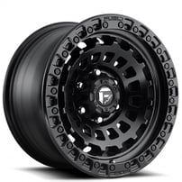 17" Fuel Wheels D633 Zephyr Matte Black Crossover Rims