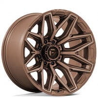 20" Fuel Wheels FC854ZR Flux 8 Platinum Bronze Off-Road Rims