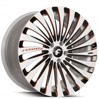 21" Forgiato Wheels Autonomo-M Custom 3 Tone Color Forged Rims