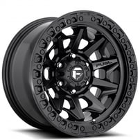 15" Fuel Wheels D694 Covert Matte Black Off-Road Rims