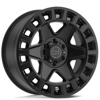 17" Black Rhino Wheels York Matte Black Crossover Rims