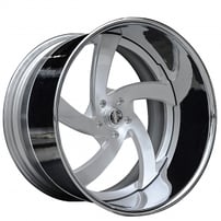 22" Snyper Forged Wheels Force Polished Monoblock Forged Rims