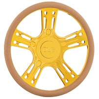DUB Custom Steering Wheel Malice Liquid with Gold